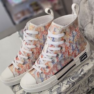 Christian Dior B23 High-top Oblique Monogram Multicolor Sneakers